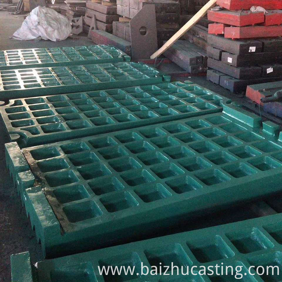 Jaw Crusher Fixed Jaw Plates